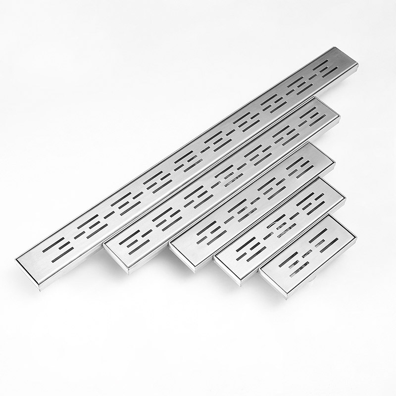 24 Inch Rectangular Brushed Linear Drain Series