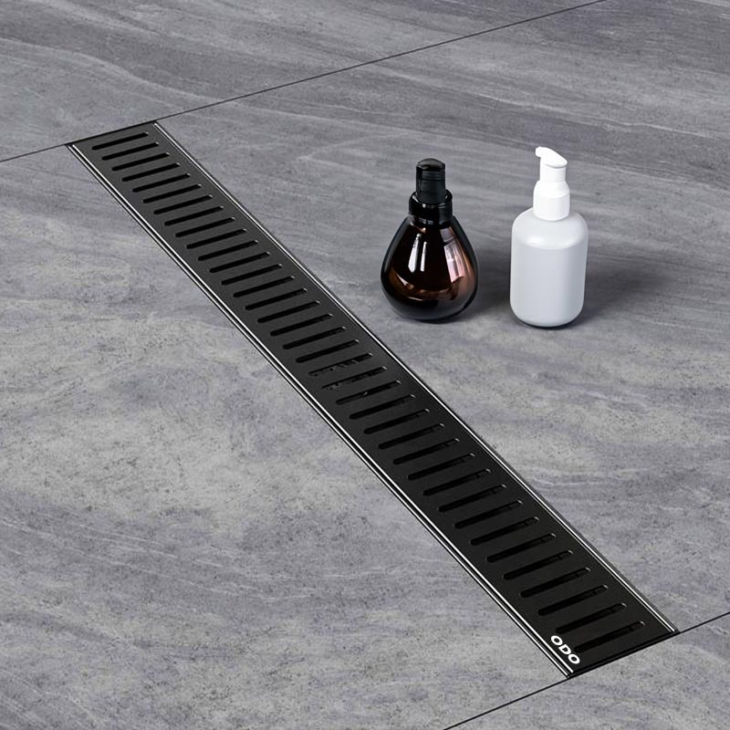 24 Inch Rectangular Capsule Pattern Grille Drain