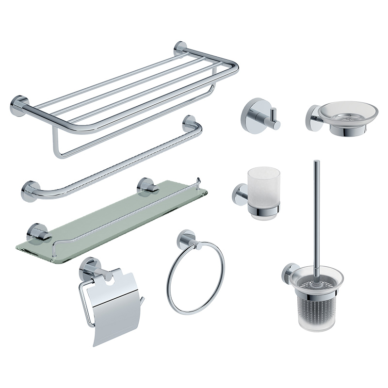 Chrome 71 Series Bathroom Accessories Set