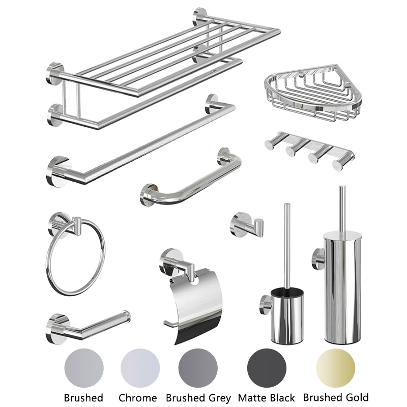 Chrome PH Series Bathroom Accessories Set